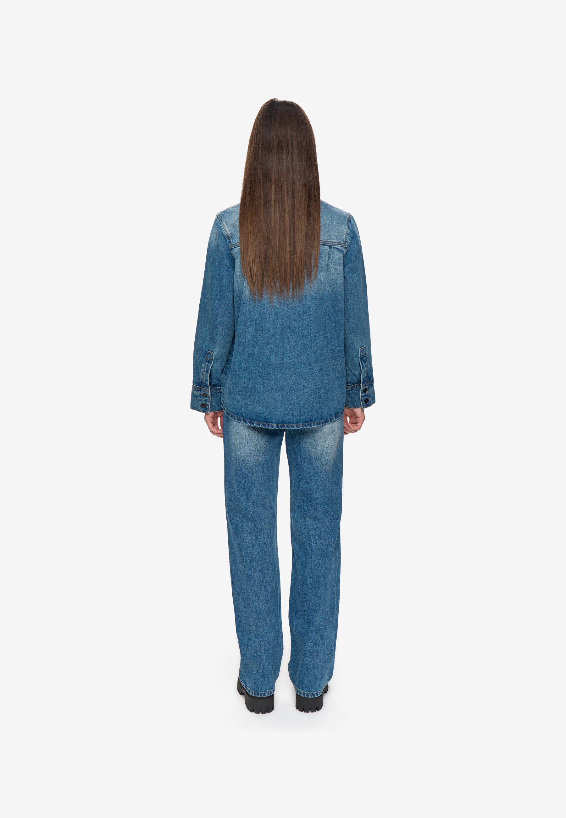 minimum female Andrea shirt 4515 Long Sleeved Shirt 1001 Light Blue