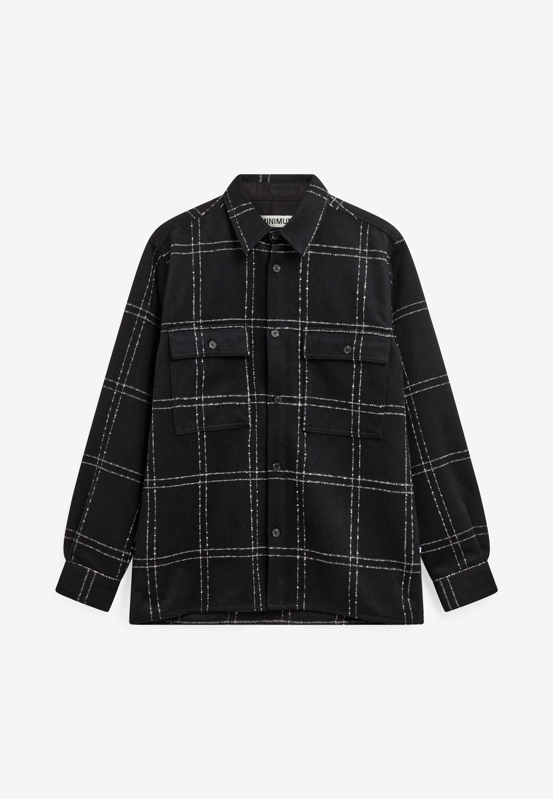 minimum male Bentley shirt 4404 Overshirt 999 Black