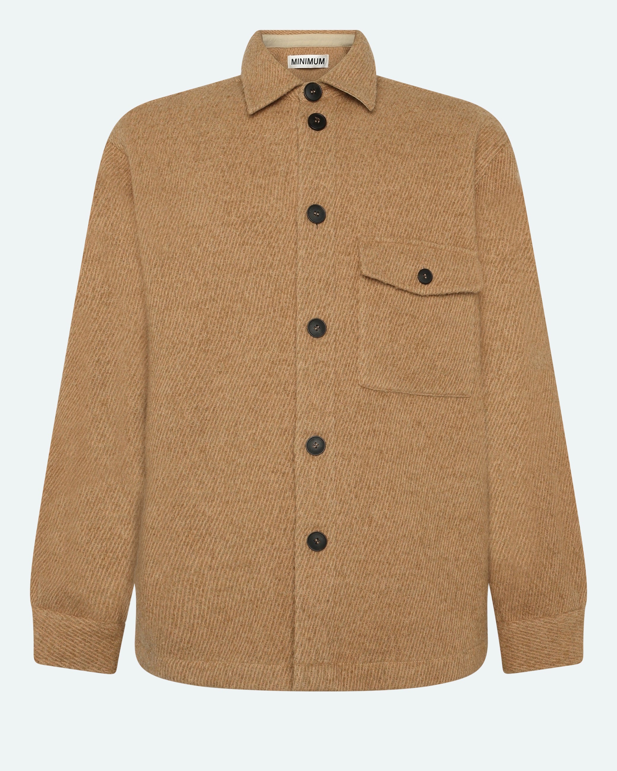 minimum male Darius Overshirt 4402 Overshirt 1144 Oak Buff