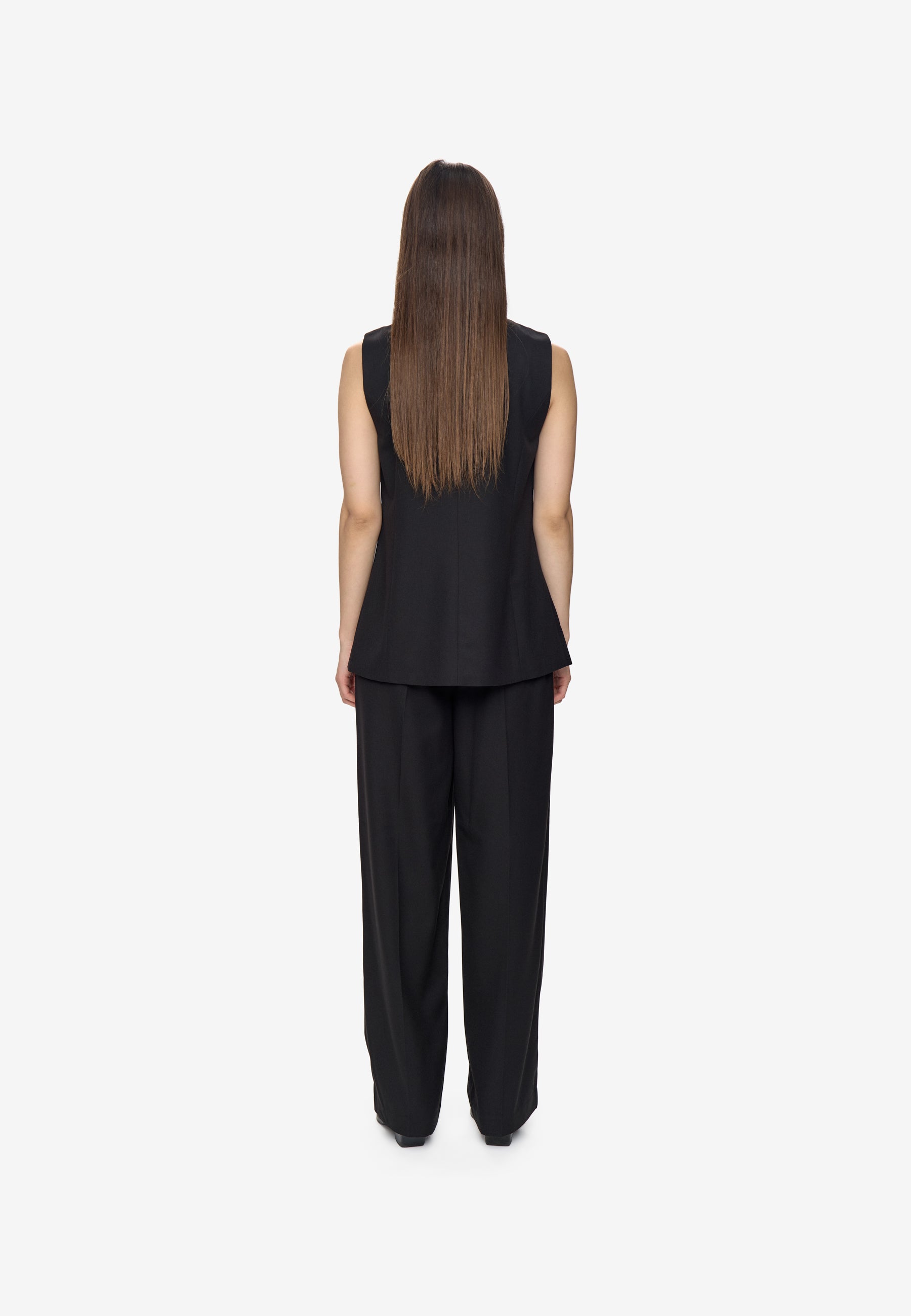 minimum female Davida vest 4527 Waistcoat 999 Black