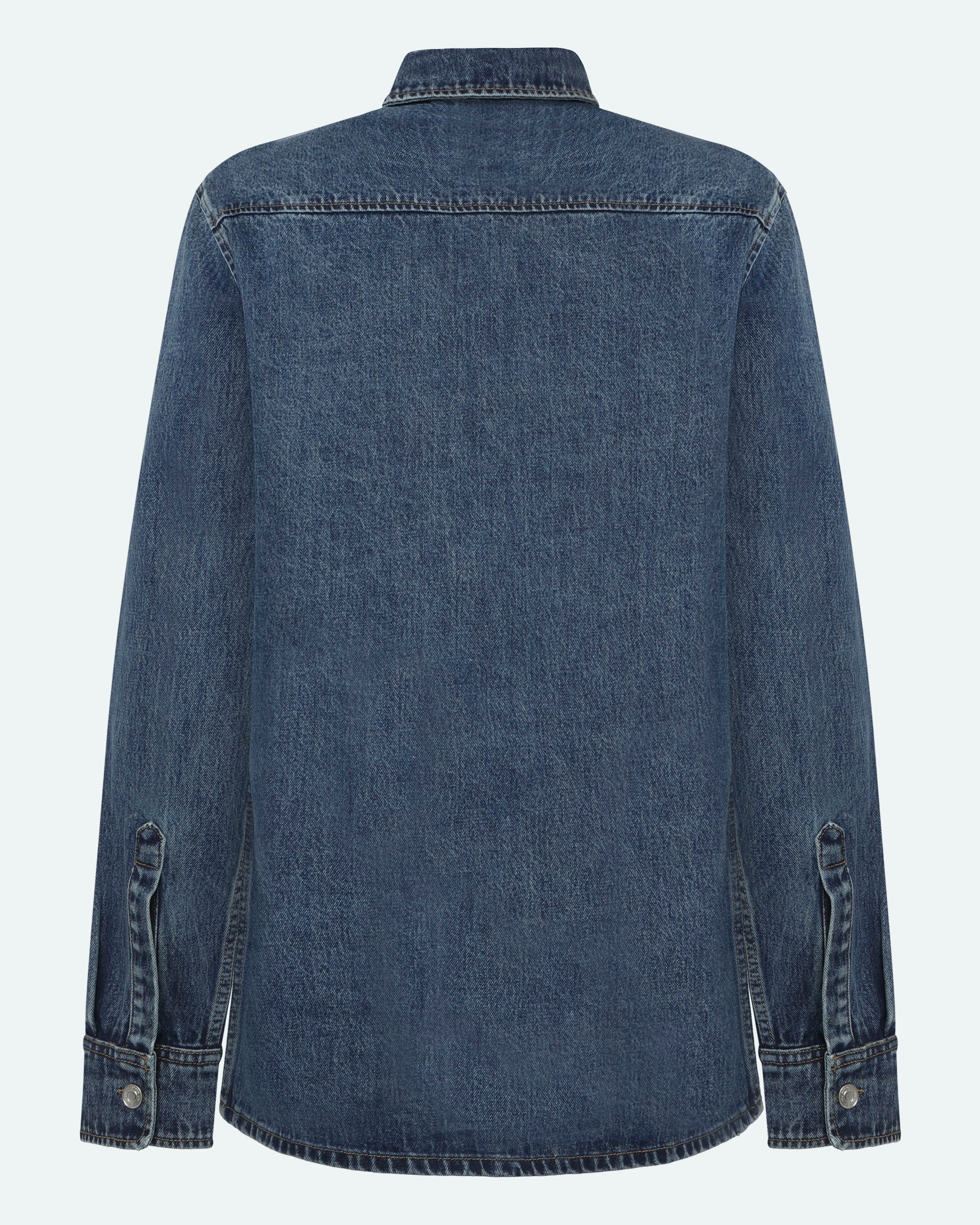 minimum male Dylan shirt 2461 Long Sleeved Shirt 1002 Medium Blue