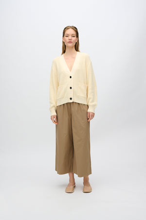 minimum female Gala cardigan G006 GOTS Cardigan 0011 Butter Cream