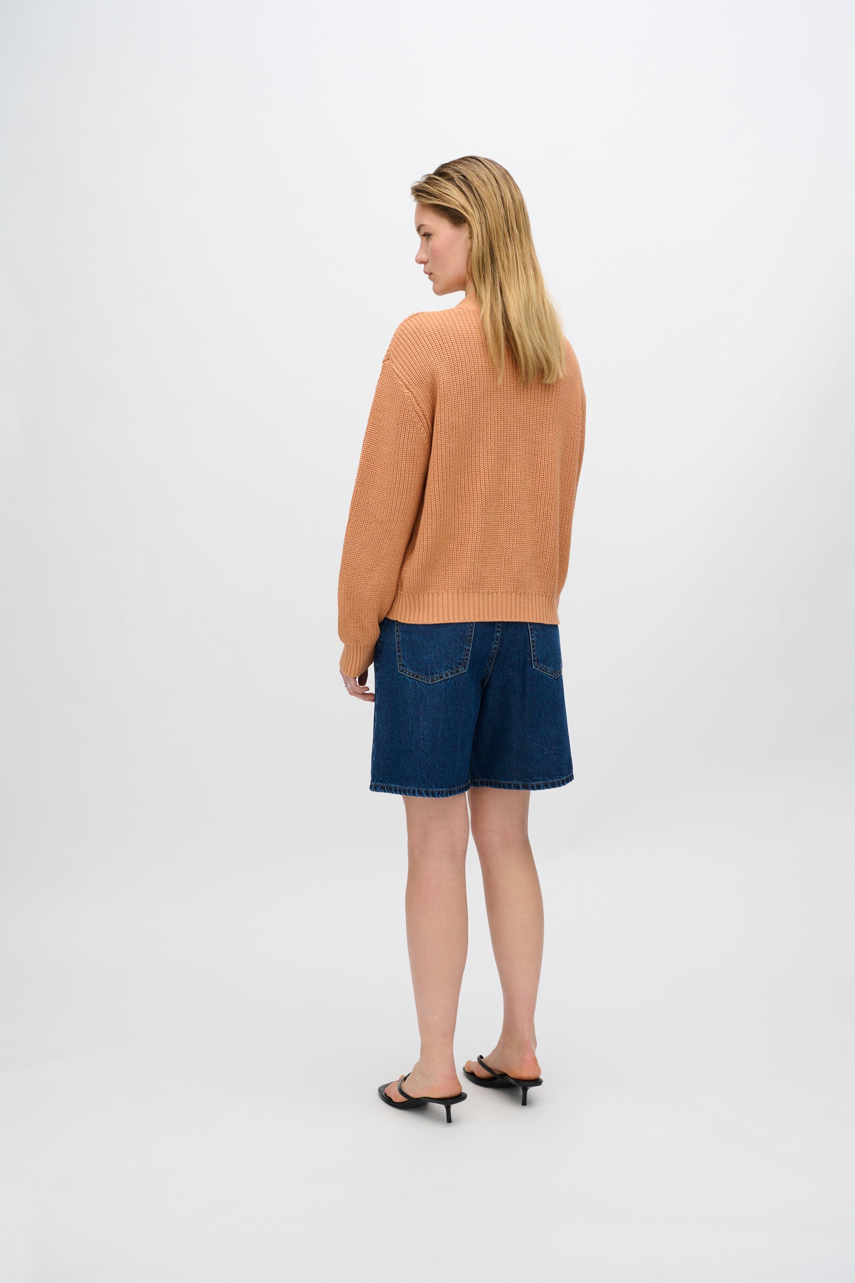 minimum female Gala cardigan G006 GOTS Cardigan 1235 Sandstorm