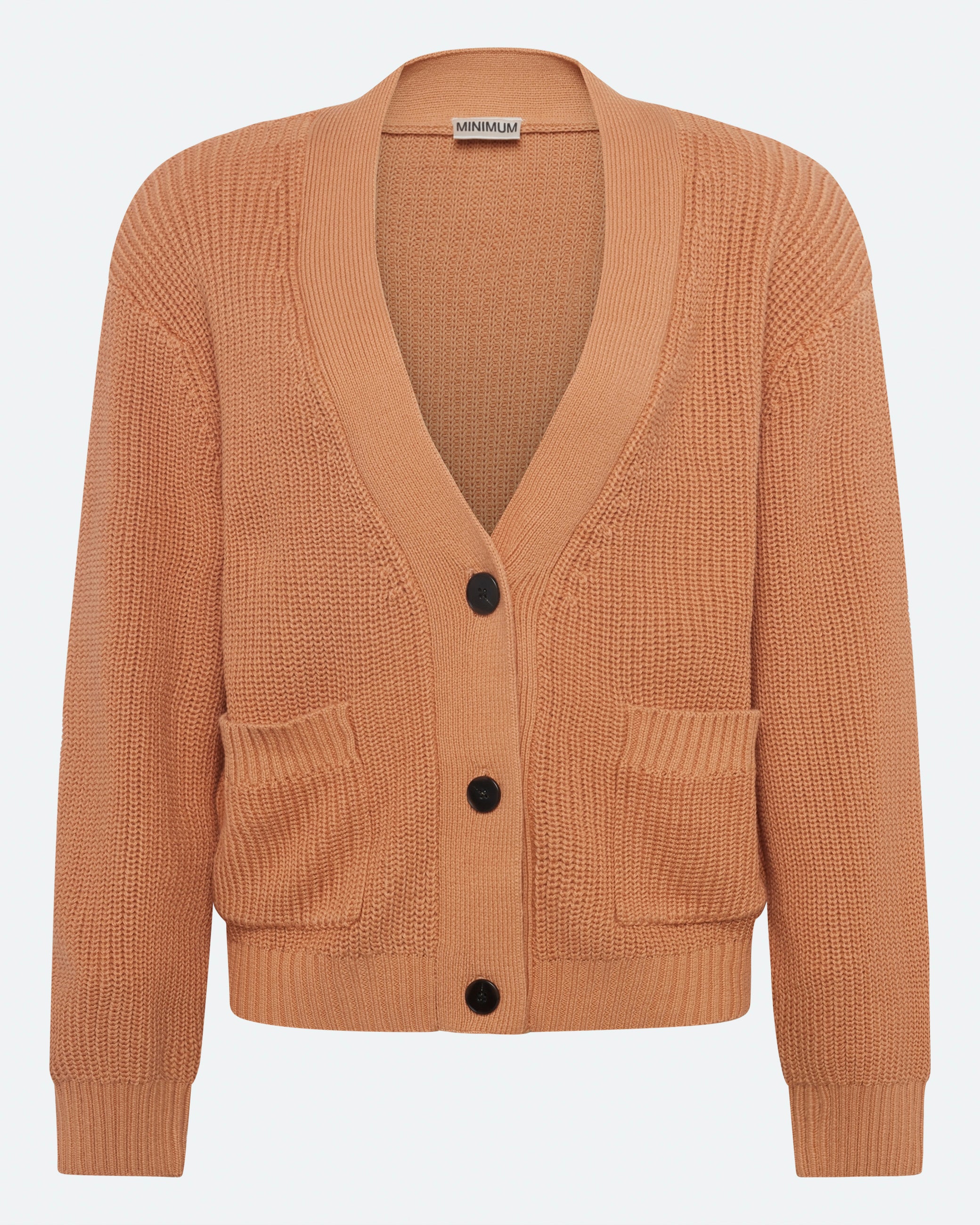 minimum female Gala cardigan G006 GOTS Cardigan 1235 Sandstorm