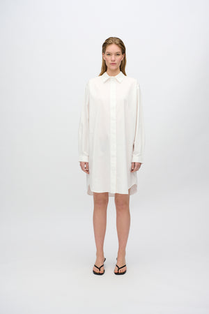 minimum female Hannah shirt-dress 4238 Midi Dress 0608 Coco Milk