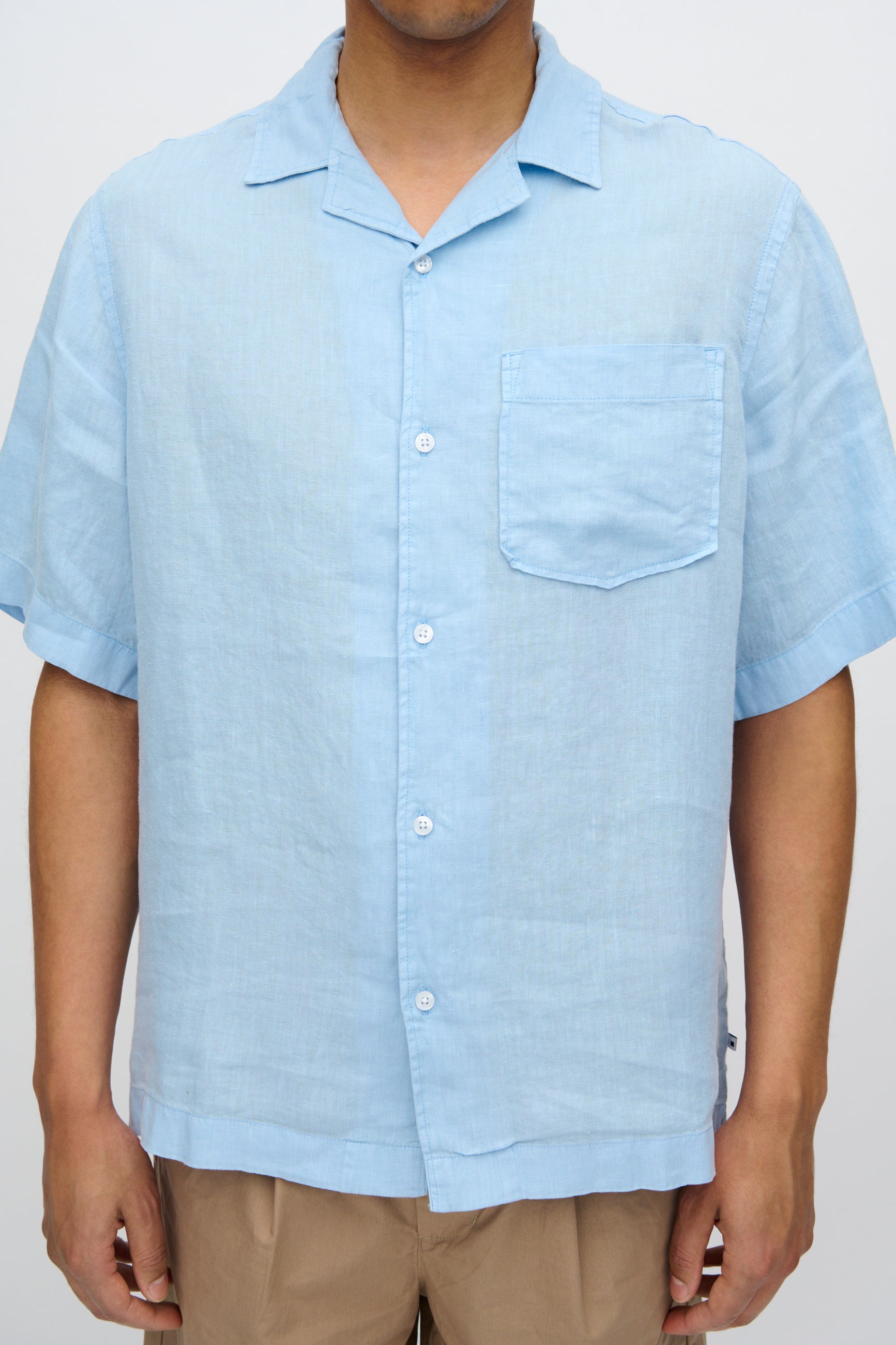 minimum male Hayden short sleeved linen shirt 4115 Short Sleeved Shirt 4105 Angel Falls