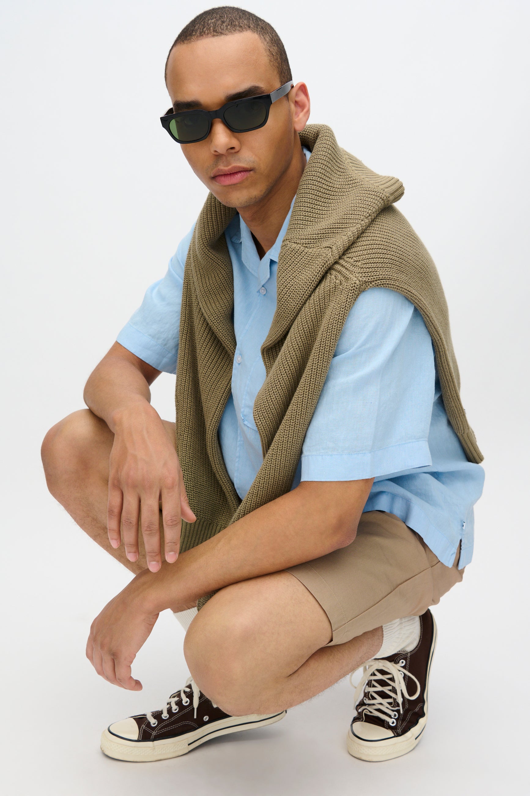 minimum male Hayden short sleeved linen shirt 4115 Short Sleeved Shirt 4105 Angel Falls