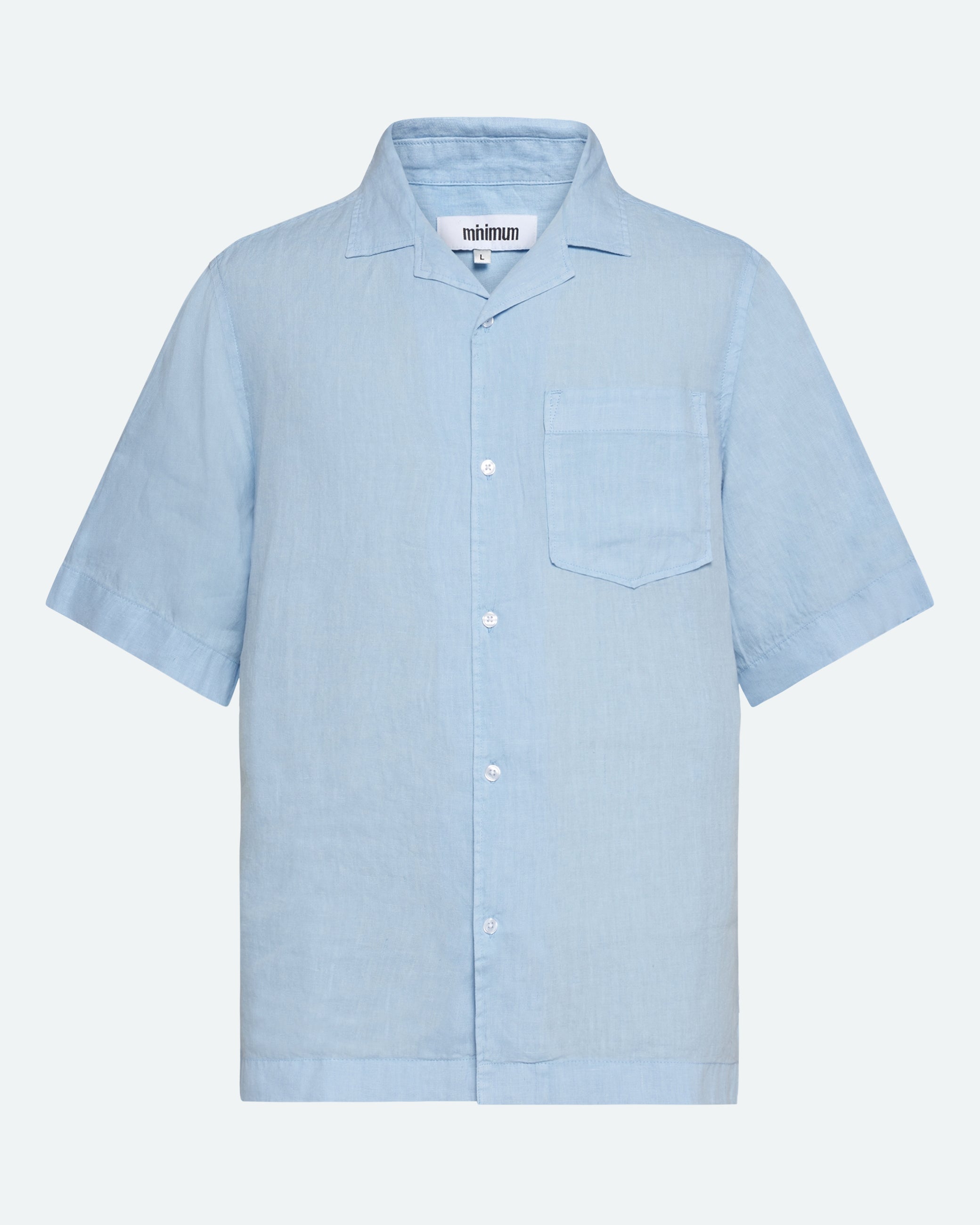 minimum male Hayden short sleeved linen shirt 4115 Short Sleeved Shirt 4105 Angel Falls