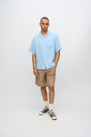 minimum male Hayden short sleeved linen shirt 4115 Short Sleeved Shirt 4105 Angel Falls