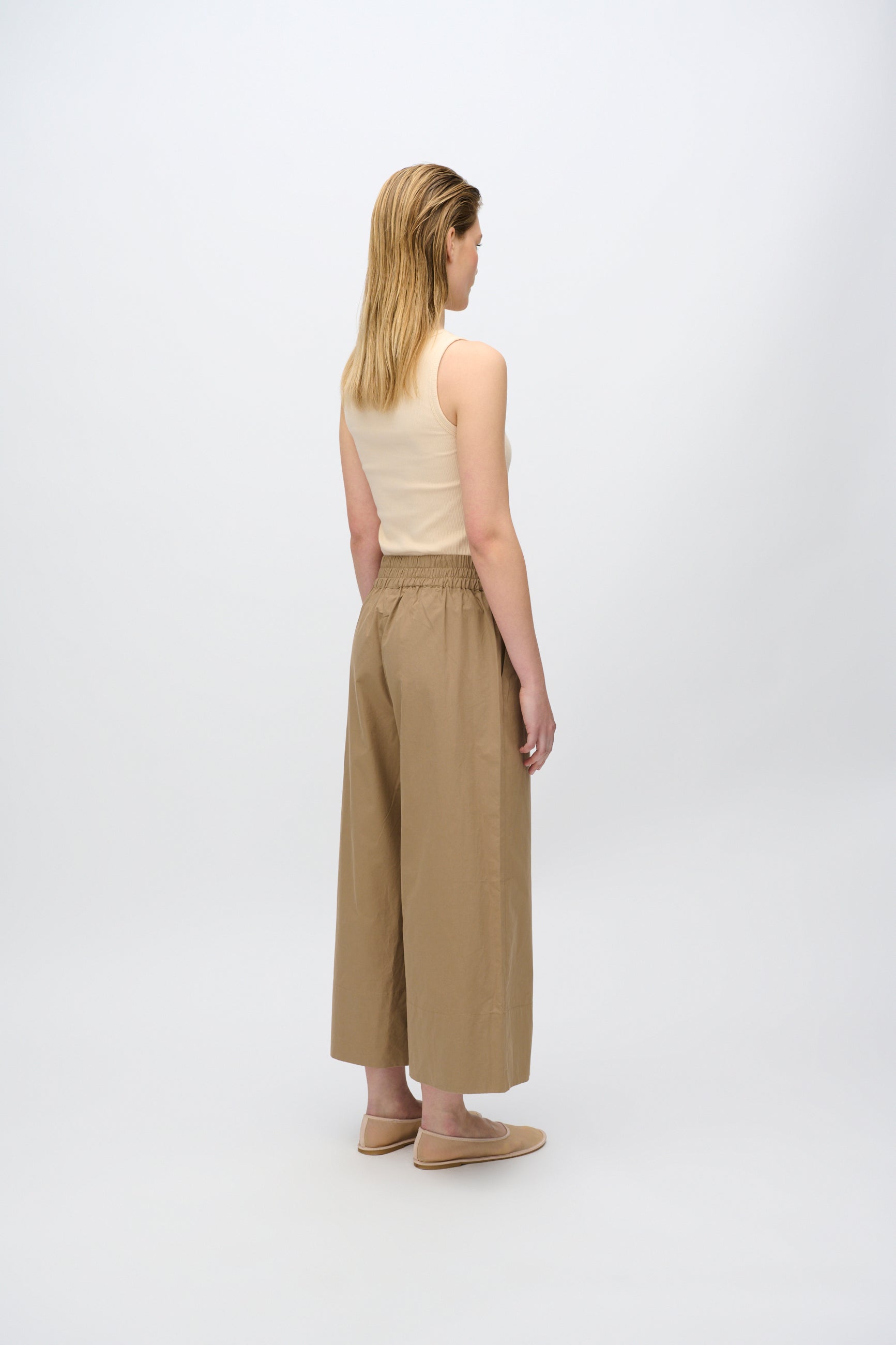 minimum female Lila tank top 4226 GOTS Gilet 1110 Creme De Peche