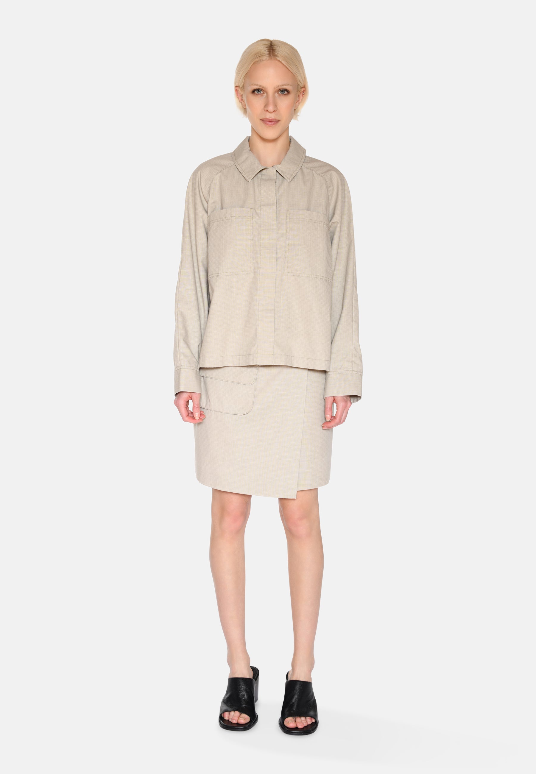 minimum female Thilda skirt 4140 Short Skirt 1105 Brown Rice