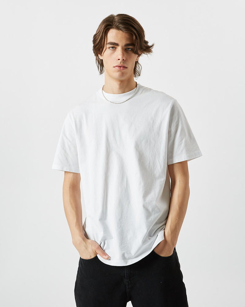 minimum male Aarhus Tee G029 Short Sleeved T-shirt 000 White