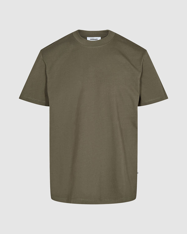 minimum male Aarhus G029 Short Sleeved T-shirt 0414 Forest Night