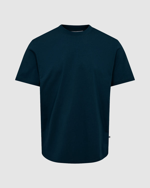 minimum male Aarhus G029 Short Sleeved T-shirt 687 Navy Blazer