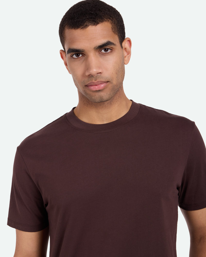 minimum male Aarhus Tee G029 Short Sleeved T-shirt 0915 Coffee Bean