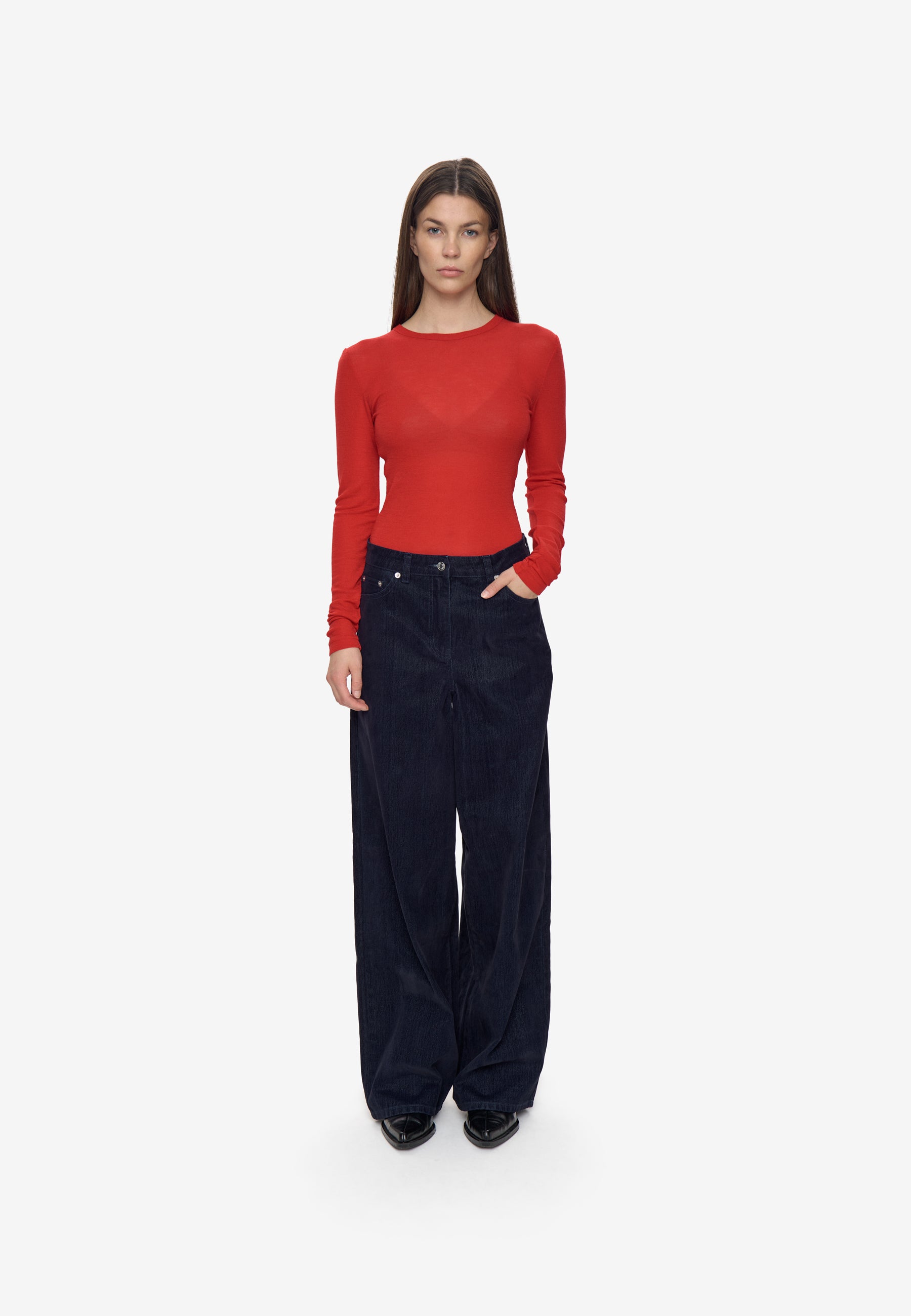 minimum female Aiyas jeans 4510 Casual Pants 3922 Sky Captain