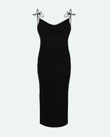 minimum female Allies 3780 Dress Midi Dress 999 Black