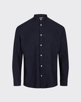 minimum male Anholt 2.0 0063 Long Sleeved Shirt 687M Navy Blazer Melange