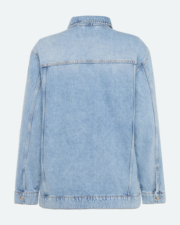 minimum female Anna Denim Jacket 3731 Jacket 1001 Light Blue