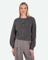 minimum female Assiana 3794 Cardigan Cardigan 980M Dark Grey Melange