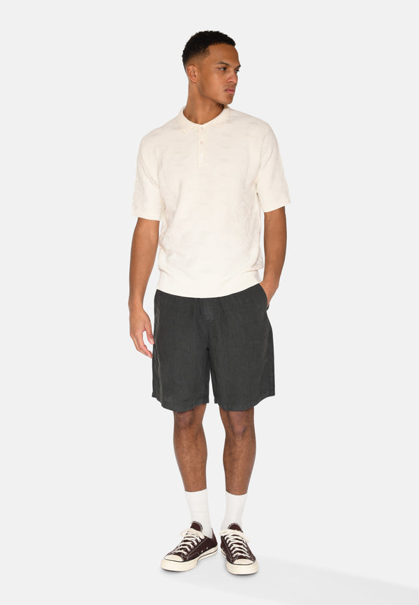 minimum male Atlas linen shorts 4115 Shorts 0506 Black Ink