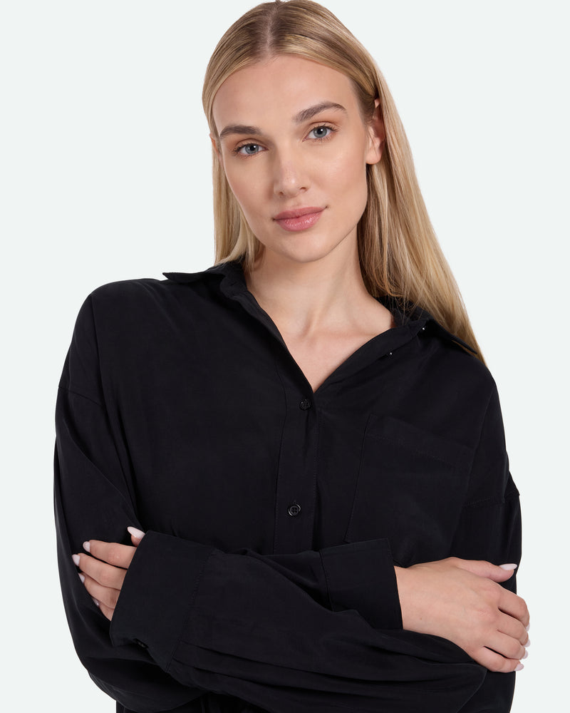 minimum female Avias 3780 Shirt Long Sleeved Shirt 999 Black