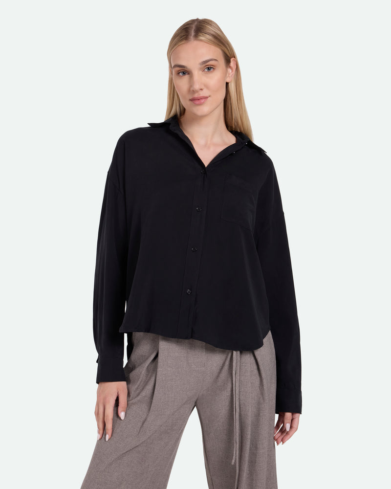 minimum female Avias 3780 Shirt Long Sleeved Shirt 999 Black