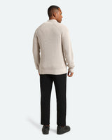 minimum male Camden G006 Knit Sweater 4502M Silver Cloud