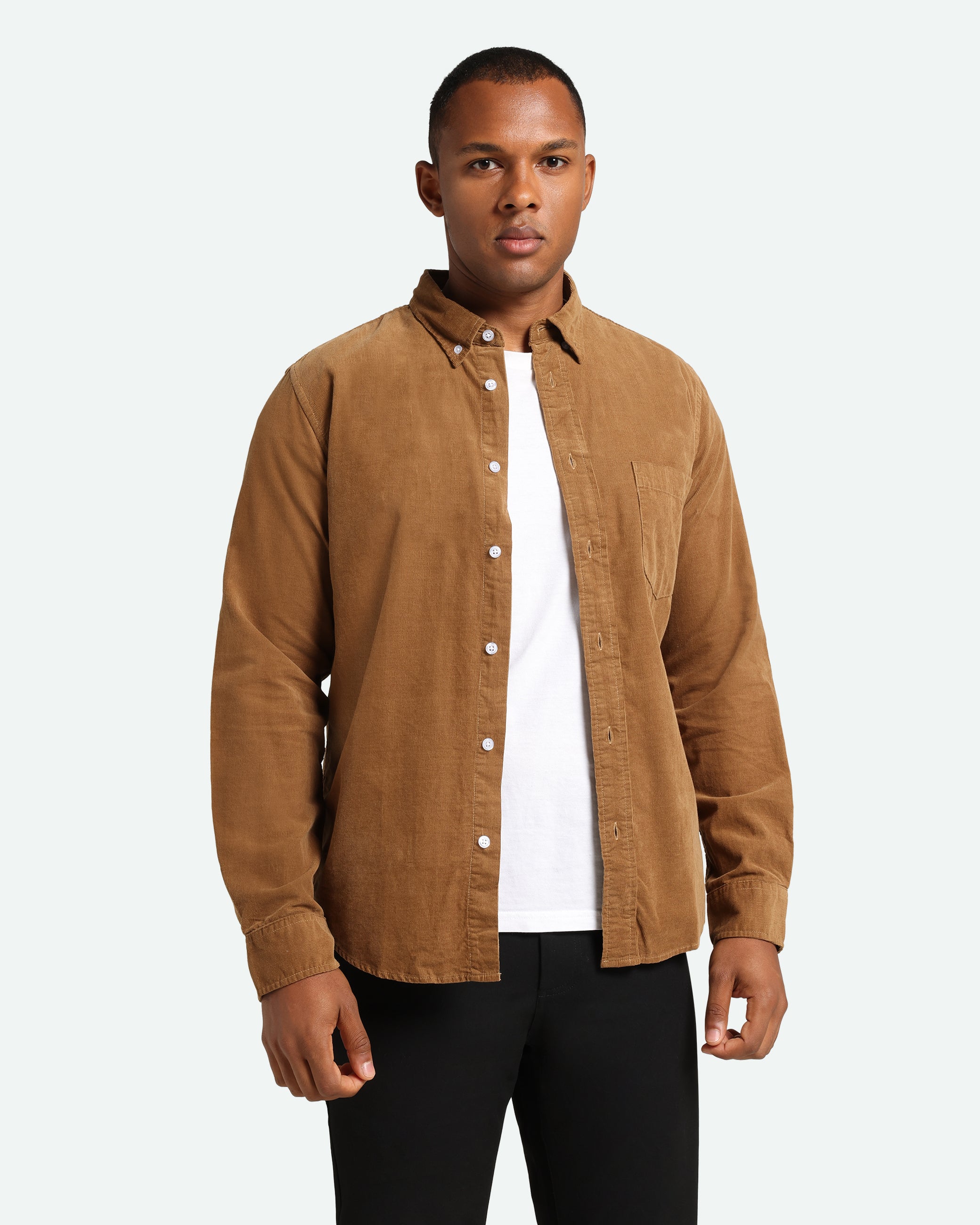 minimum male Colt long sleeved shirt 3758 Long Sleeved Shirt 0937 Bronze Brown