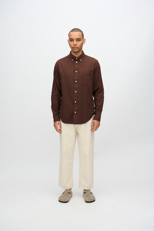 minimum male Colt long sleeved reg shirt 0063 Long Sleeved Shirt 1910 French Roast