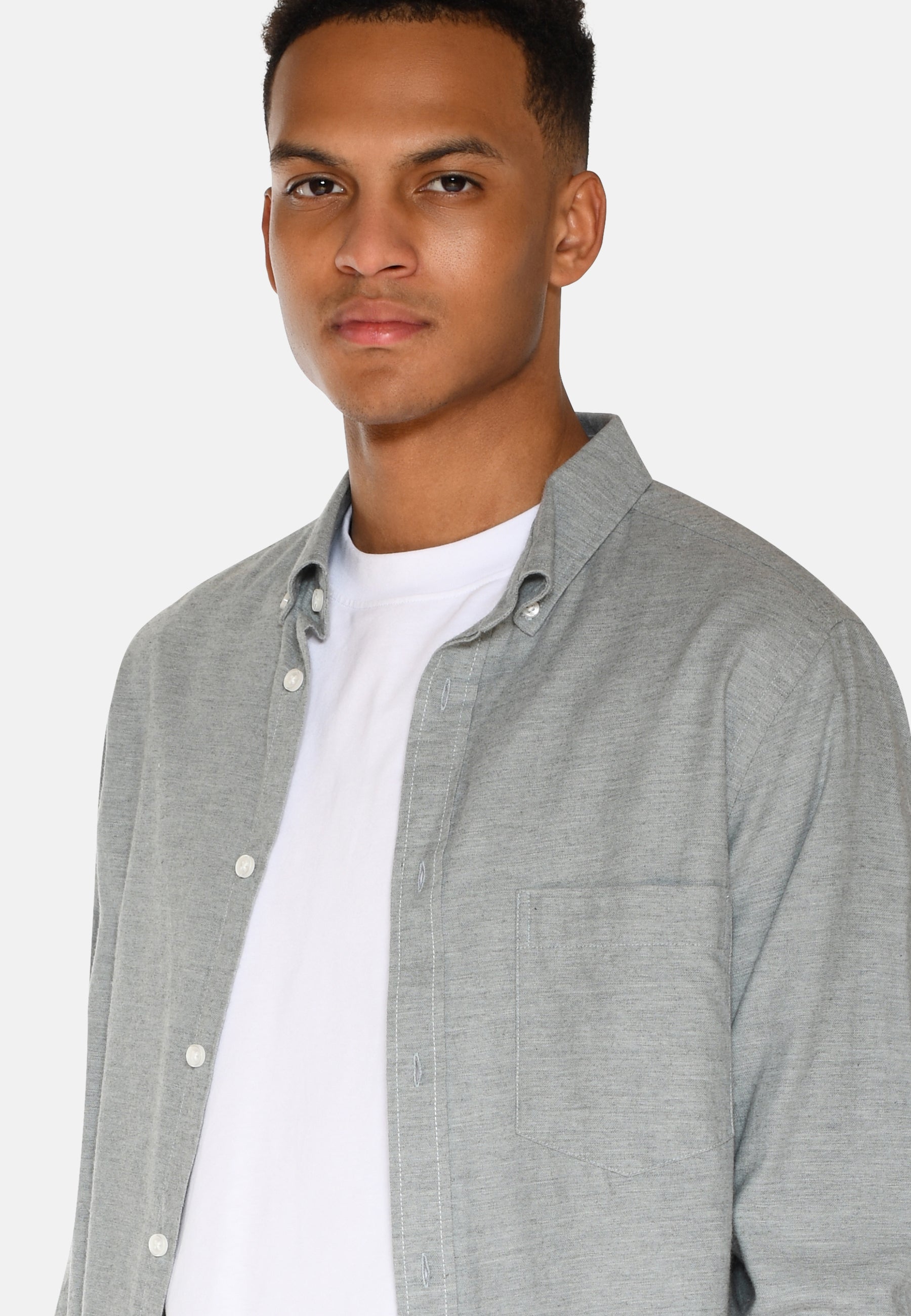 minimum male Colt long sleeved reg shirt 0063 Long Sleeved Shirt 4706 Gray Mist