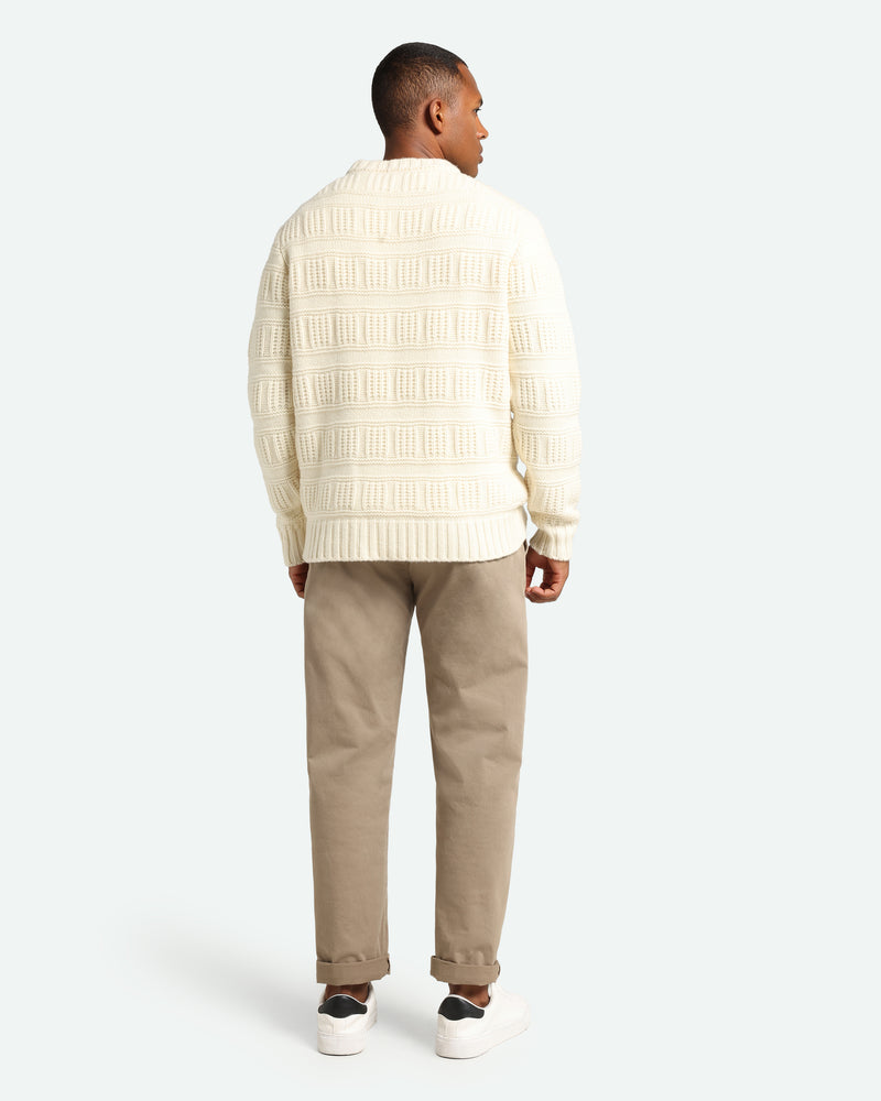 minimum male Daxan 3967 Knit Jumper 0608 Coco Milk