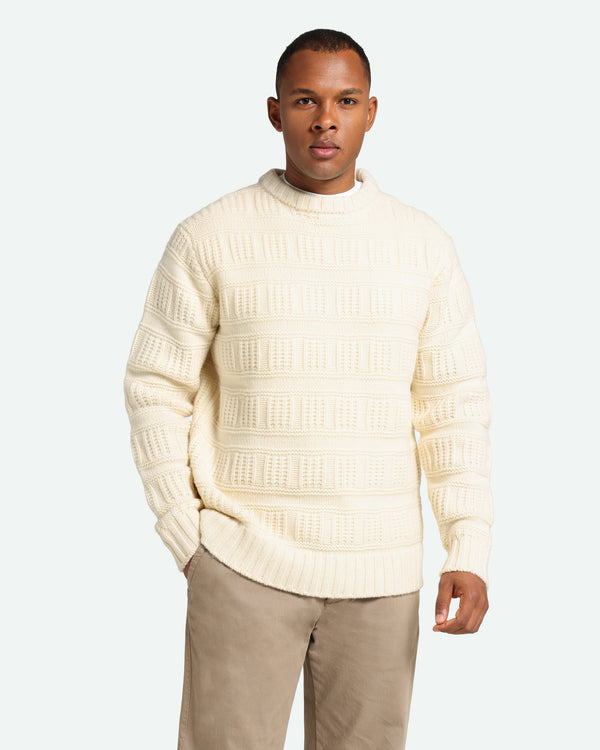 minimum male Daxan 3967 Knit Jumper 0608 Coco Milk