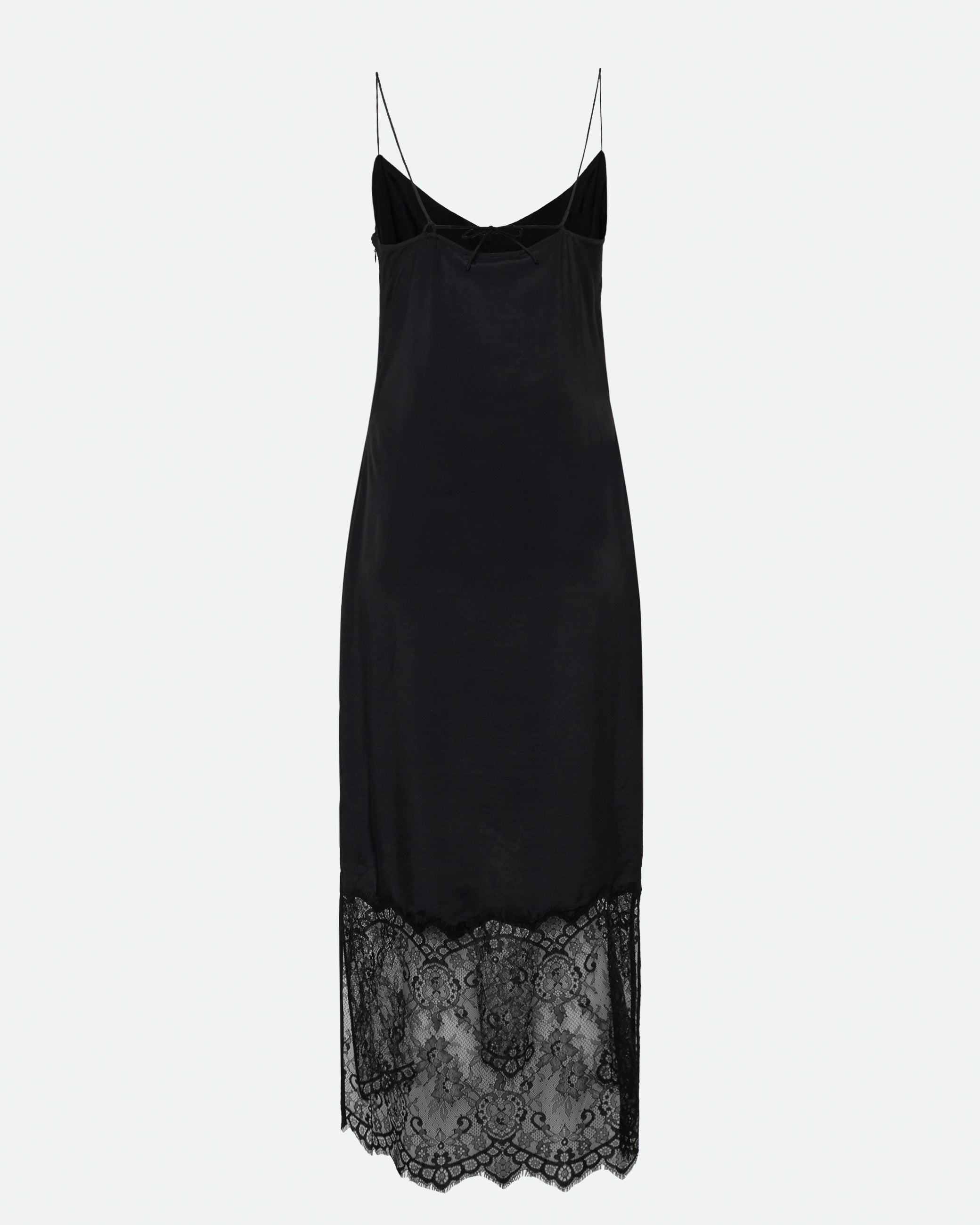 minimum female Elly midi dress with lace 4257 Midi Dress 999 Black