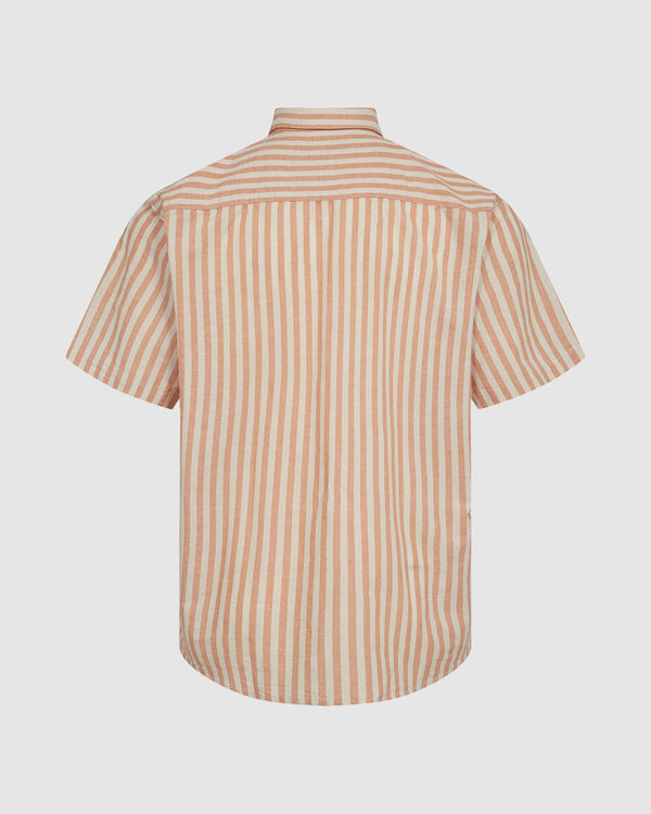 minimum male Eric 3070 Short Sleeved Shirt 1353 Apricot Orange
