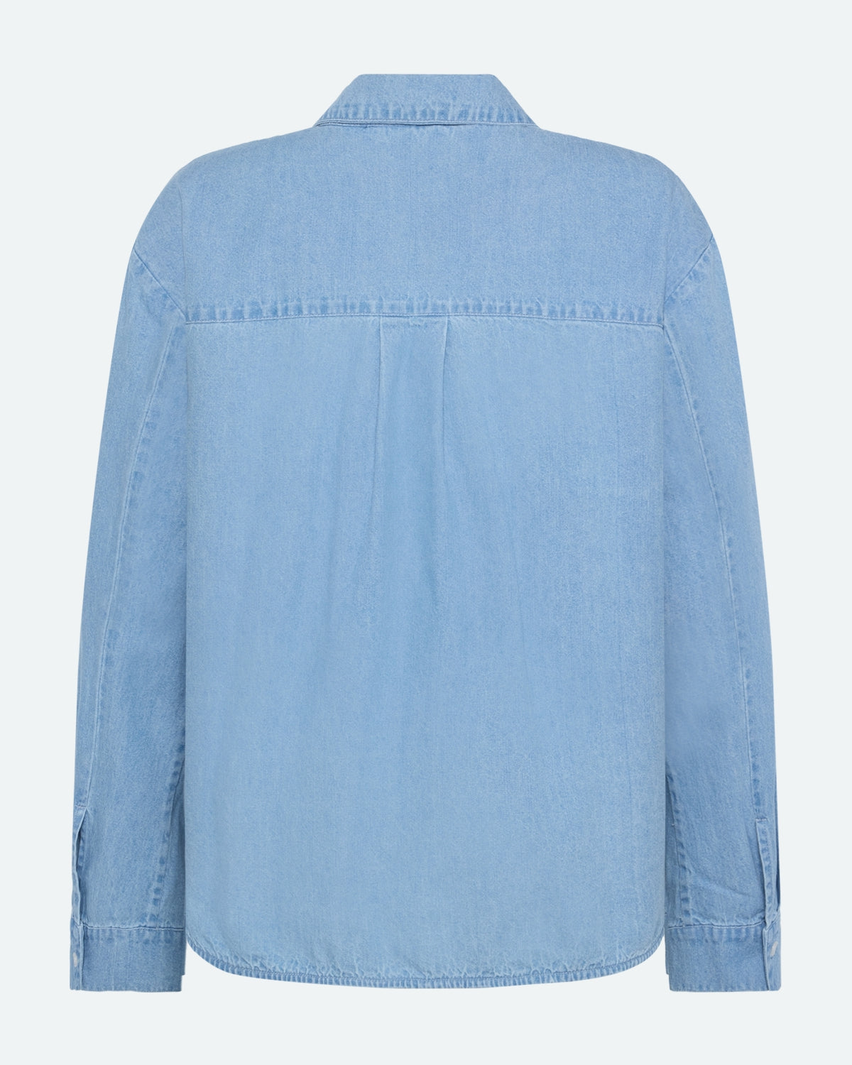minimum female Fern denim shirt 4147 Long Sleeved Shirt 1001 Light Blue