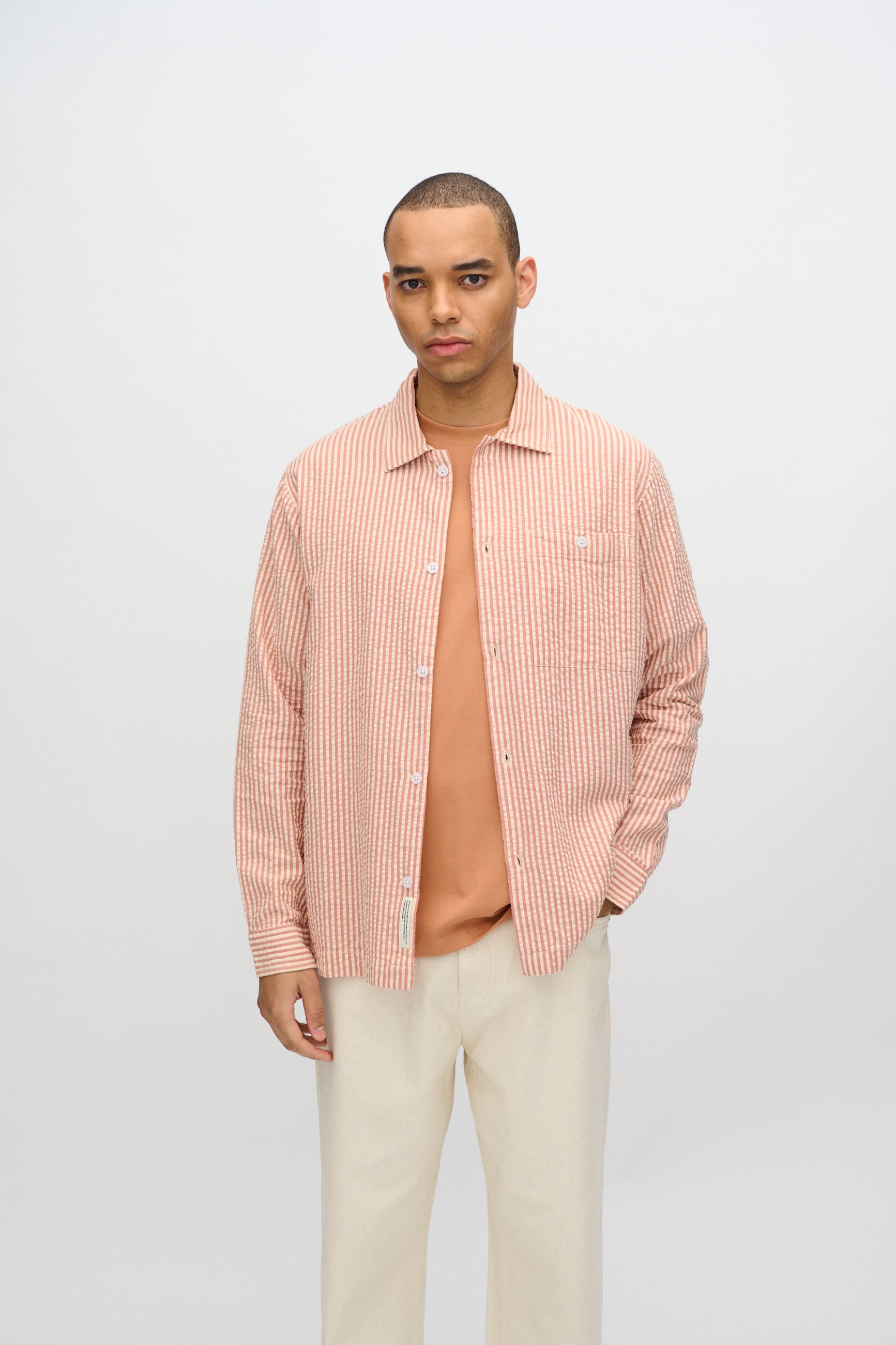 minimum male Francis long sleeved shirt 4240 Long Sleeved Shirt 1235 Sandstorm