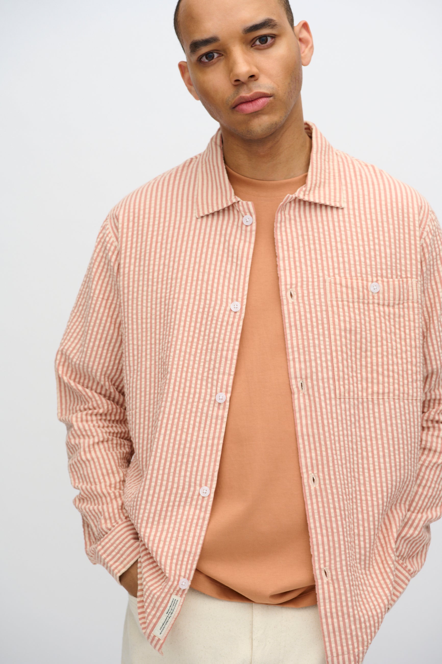 minimum male Francis long sleeved shirt 4240 Long Sleeved Shirt 1235 Sandstorm