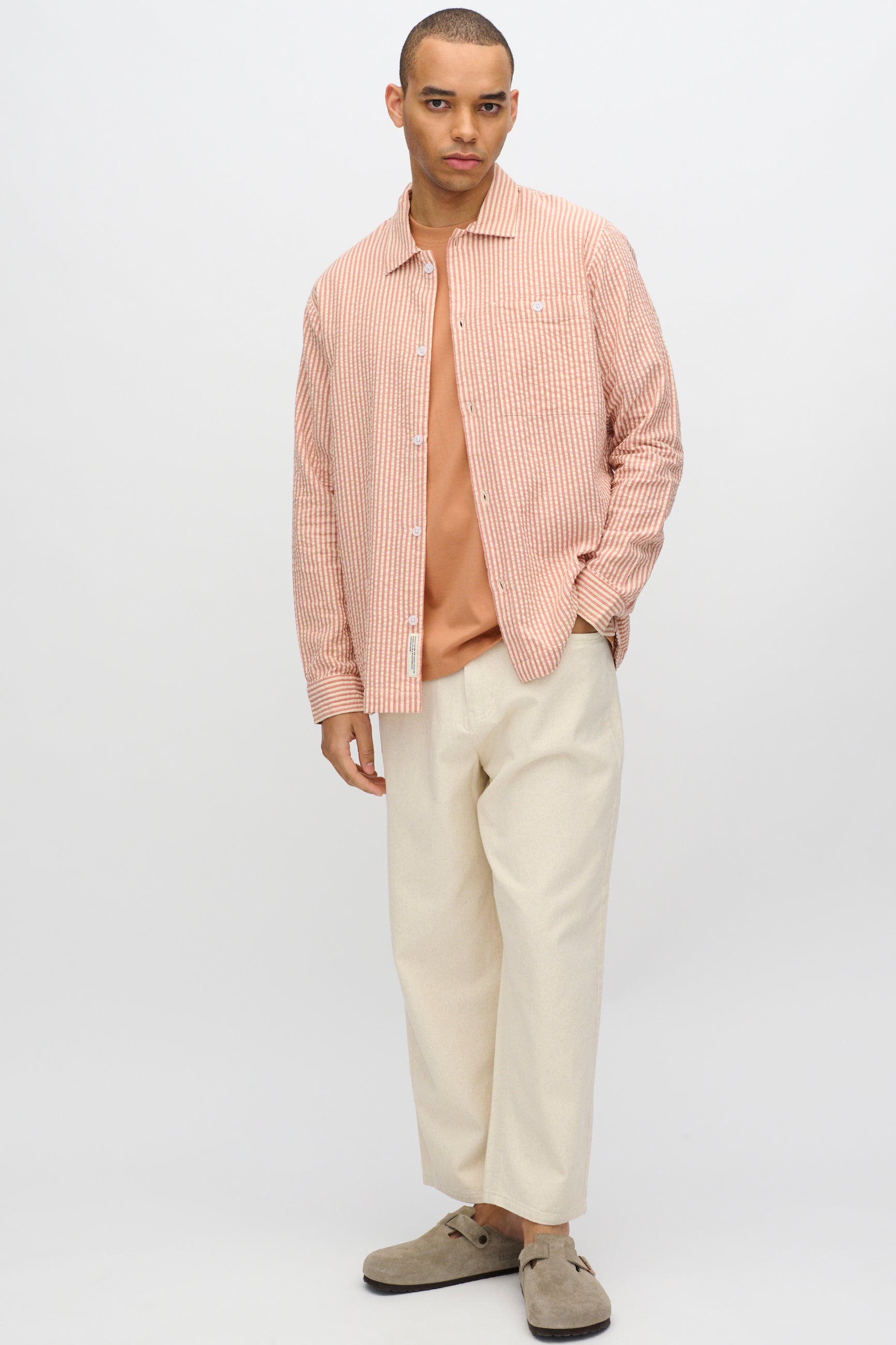 minimum male Francis long sleeved shirt 4240 Long Sleeved Shirt 1235 Sandstorm