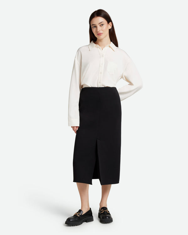 minimum female Gwenly 3916 Midi Skirt 999 Black