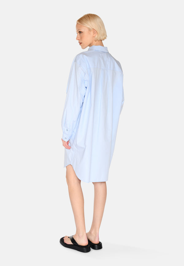 minimum female Hannah shirt-dress 4238 Midi Dress 1001 Light Blue