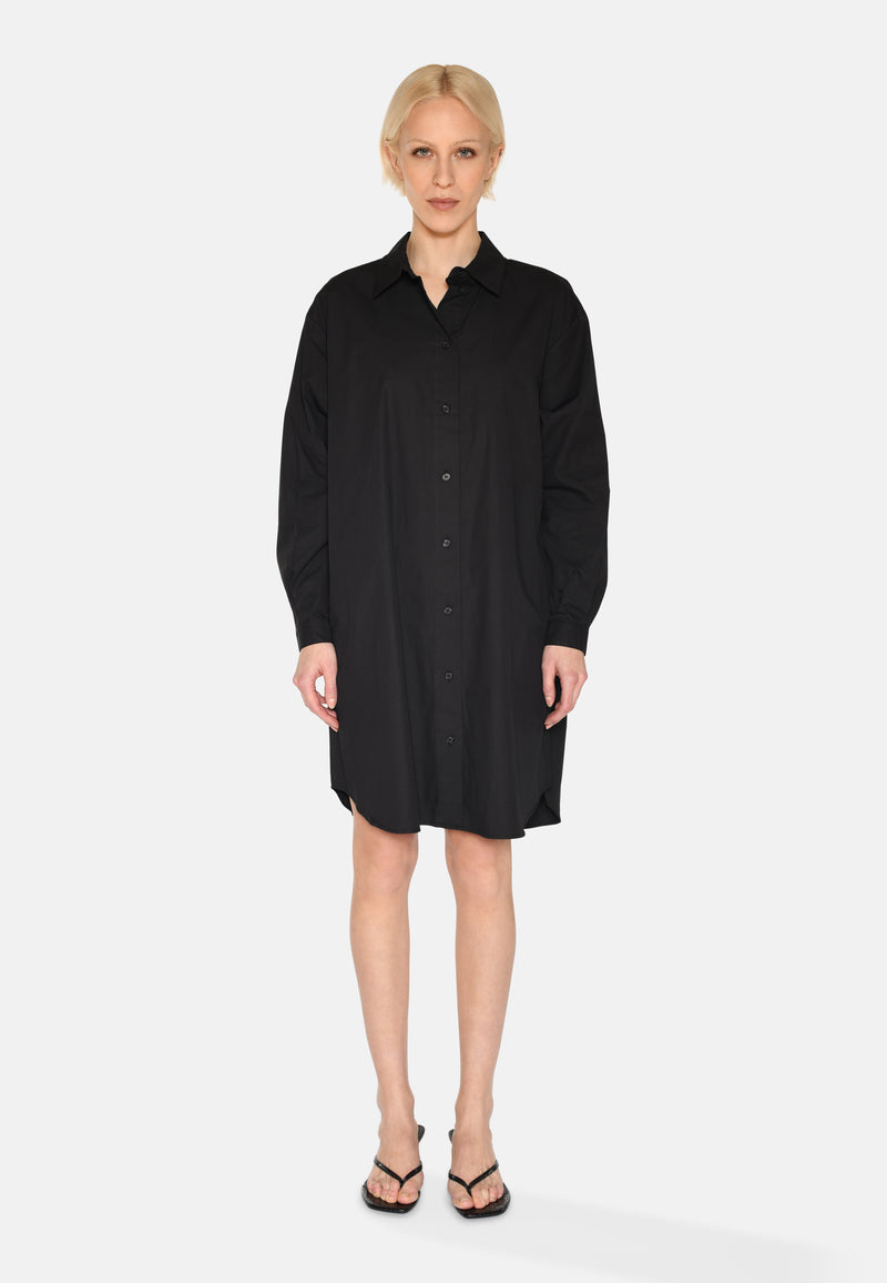 minimum female Hannah shirt-dress 4238 Midi Dress 999 Black