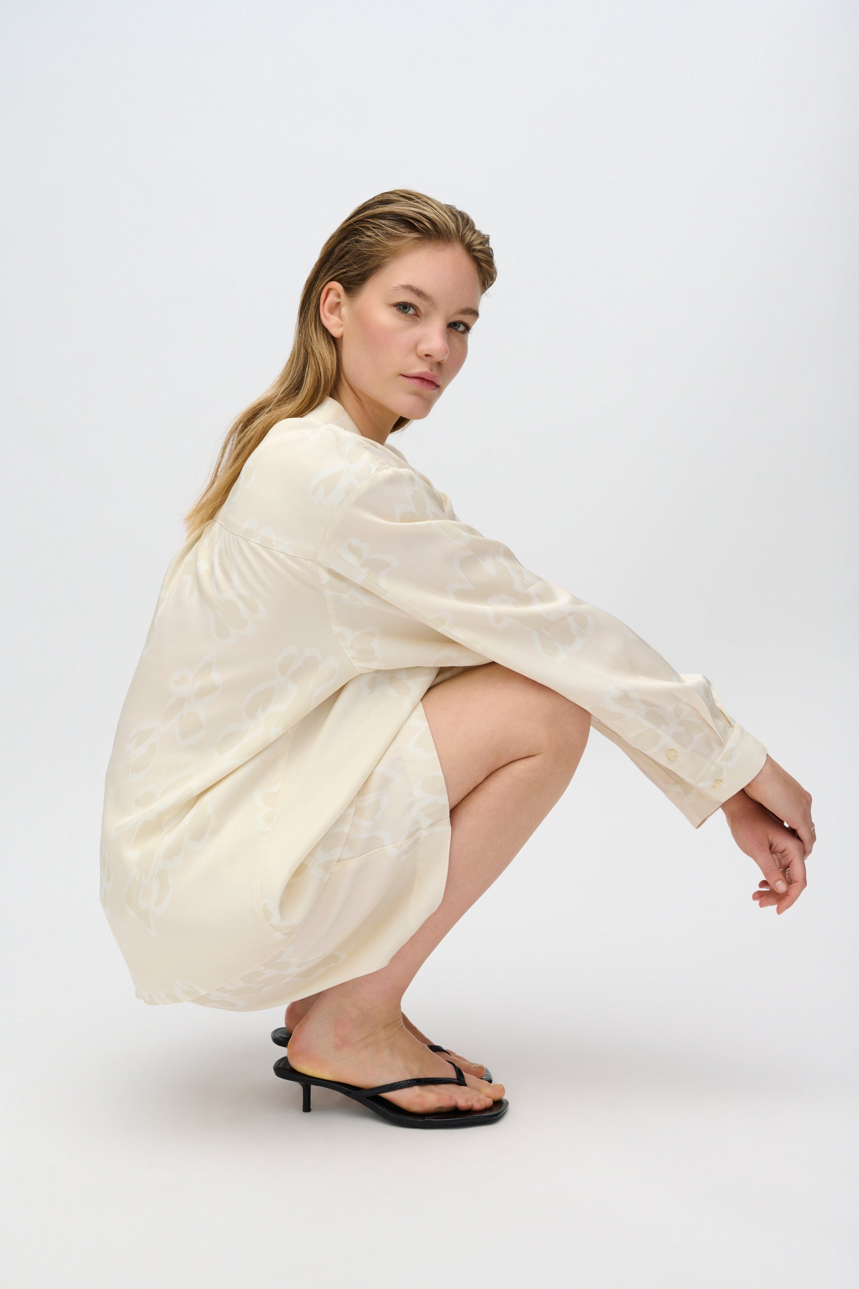 minimum female Harper long sleeved shirt 4270 Long Sleeved Shirt 0011 Butter Cream