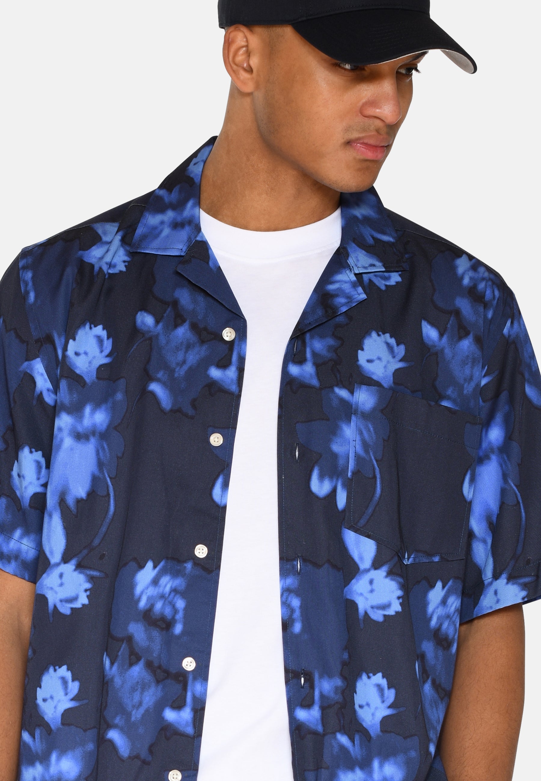 minimum male Hayden short sleeved shirt 4138 Short Sleeved Shirt 3922 Sky Captain