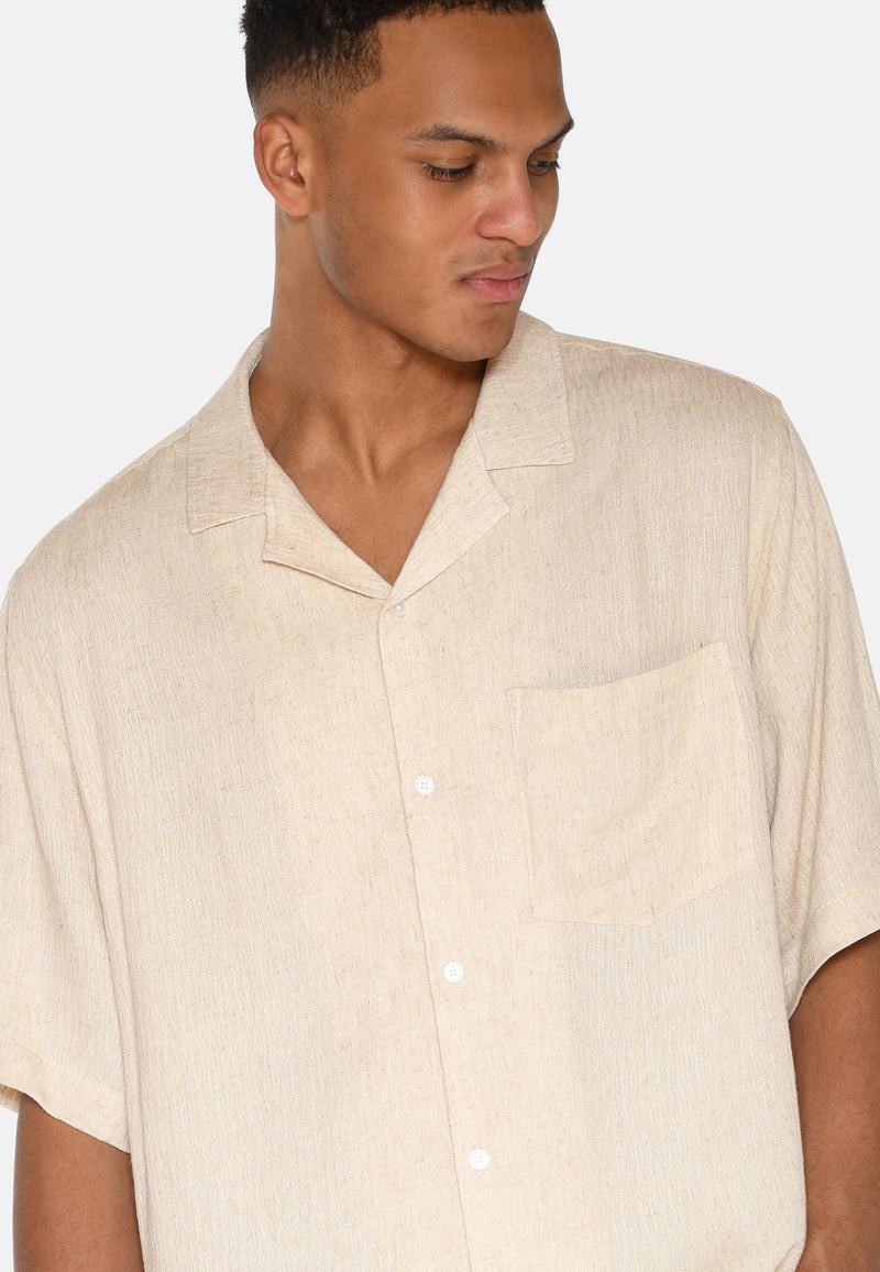 minimum male Hayden short sleeved shirt 4223 Short Sleeved Shirt 1105 Brown Rice
