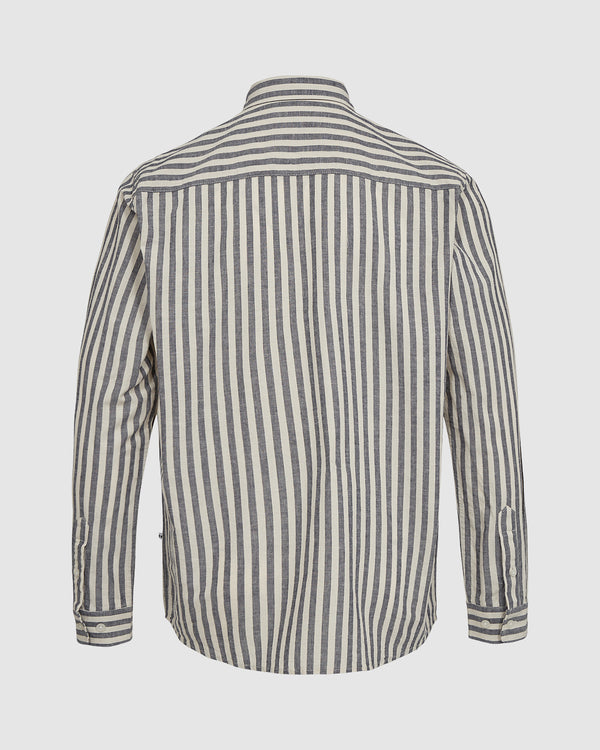 minimum male Jack 3070 Long Sleeved Shirt 687 Navy Blazer
