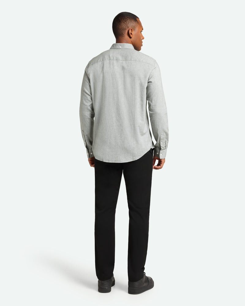 minimum male Jay 3.0 0063 Shirt Long Sleeved Shirt 759M Laurel Wreath Melange
