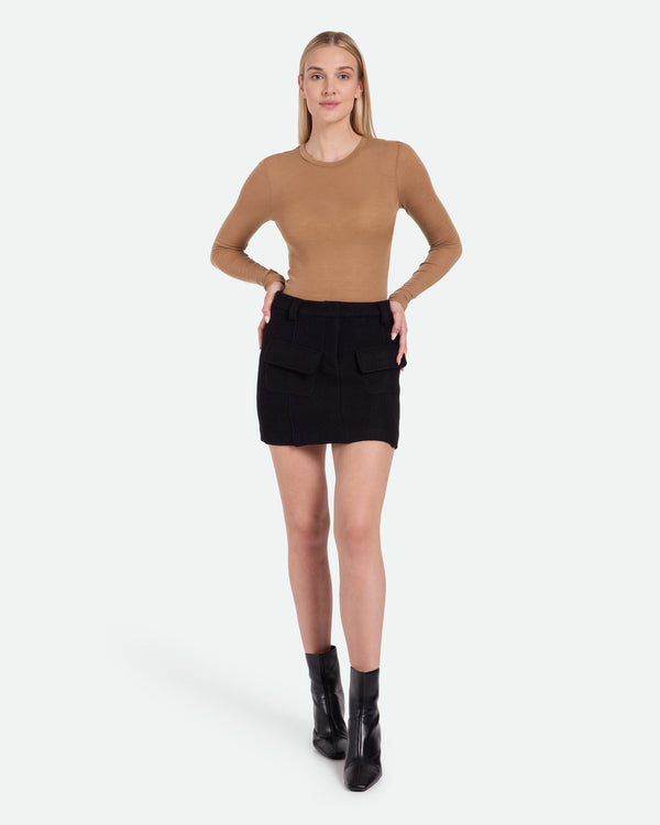 minimum female Jillana 3827 Skirt Short Skirt 999 Black