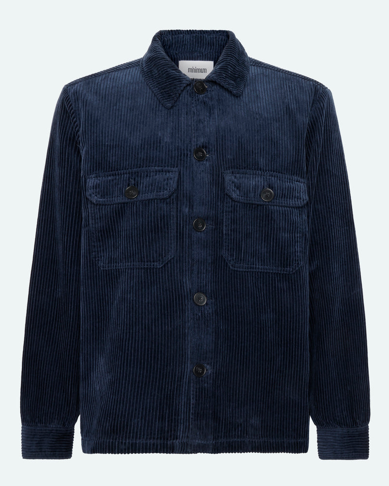 minimum male Kaison 9133 Overshirt Overshirt 687 Navy Blazer