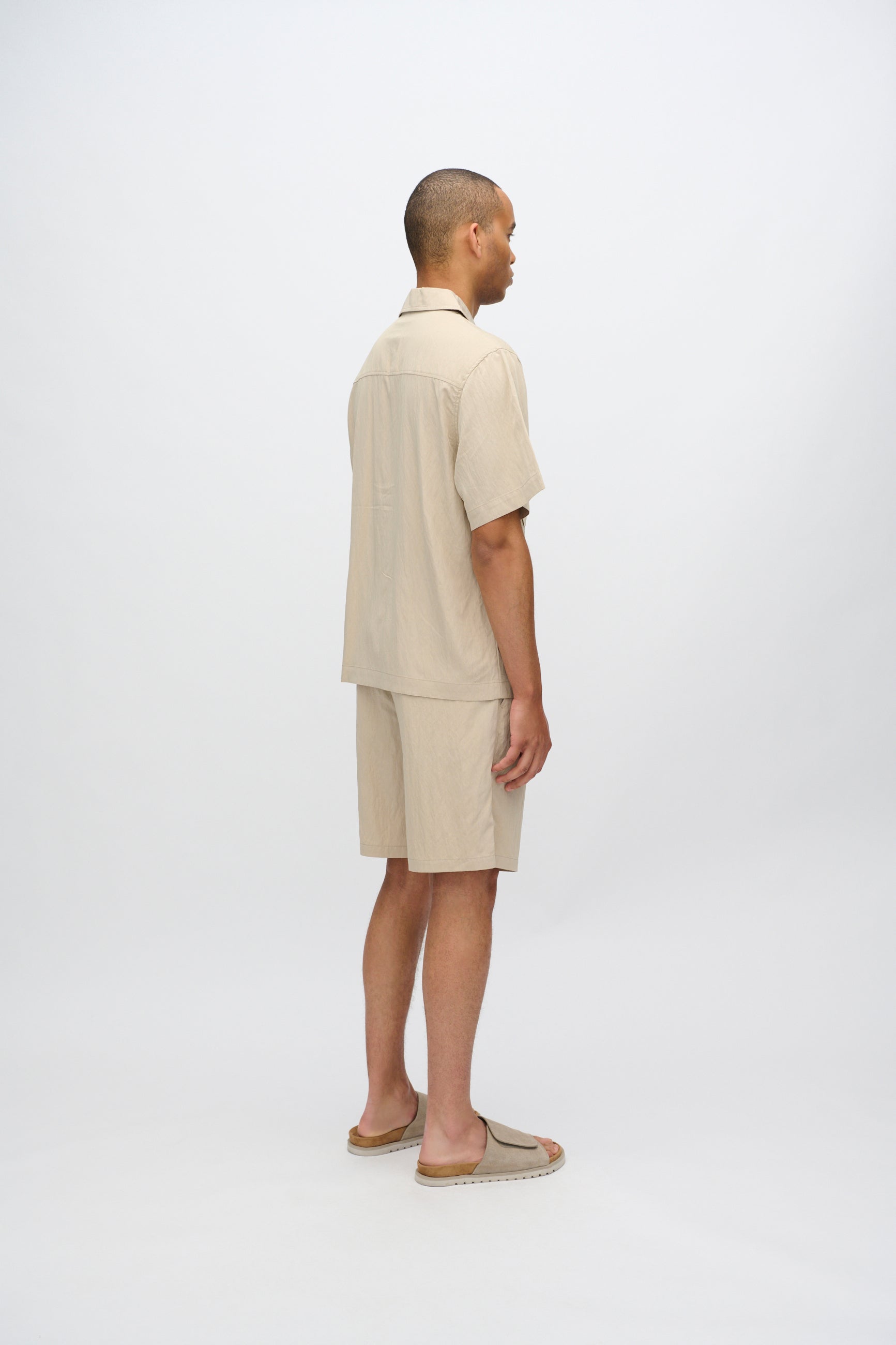 minimum male Lennon short sleeved shirt 4222 Short Sleeved Shirt 1307 White Pepper